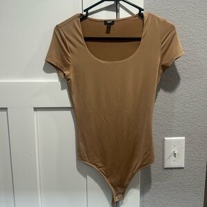 Women’s express contour tan bodysuit size XS